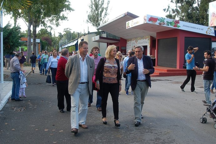 Mercedes Fernández, en su visita a Agropec