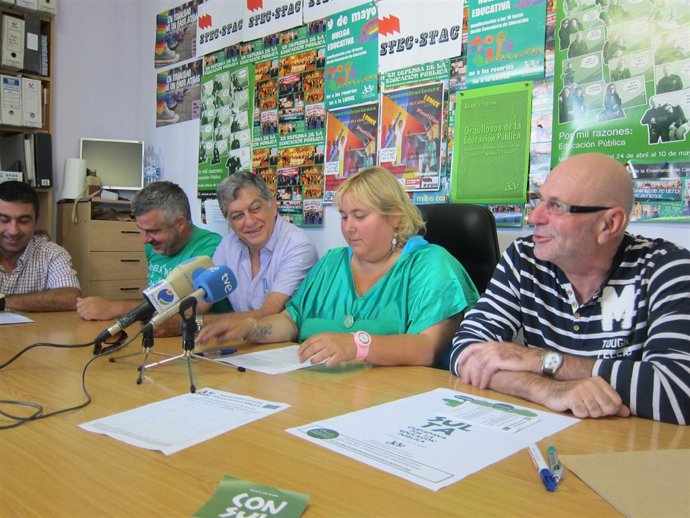 Rueda de prensa de la Plataforma por la Enseñanza Pública