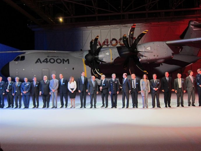 El Príncipe en la entrega del A400M