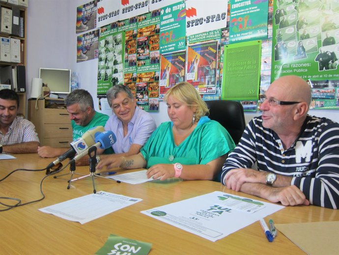 Rueda de prensa de la Plataforma por la Enseñanza Pública