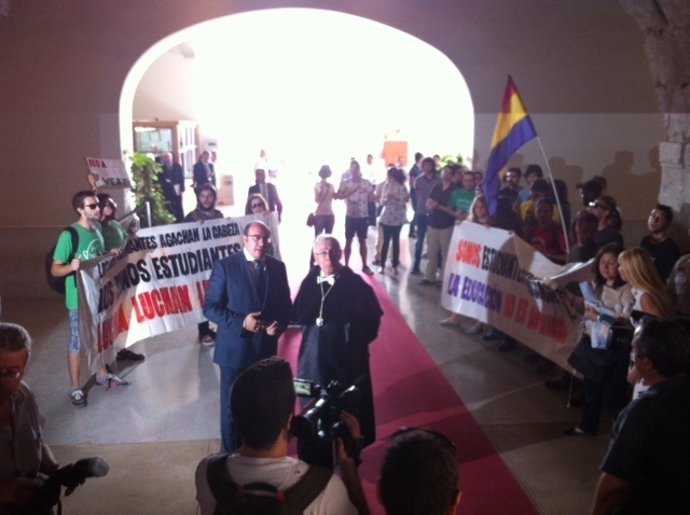 Imagen de la protesta