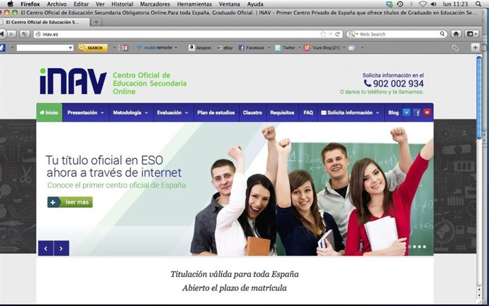 Plataforma online de INAV