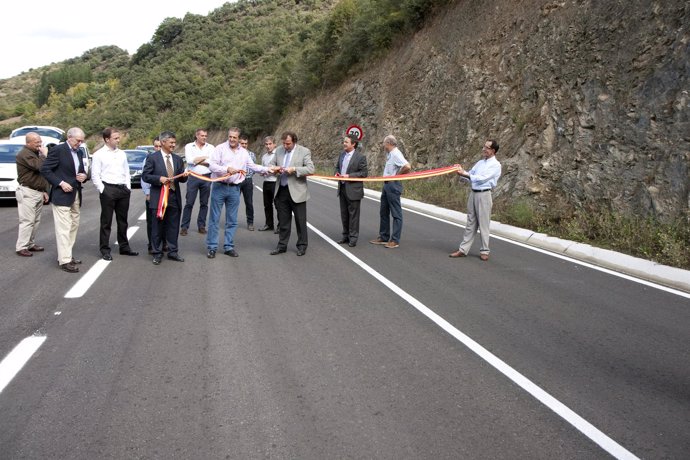Inauguración de la carretera Ojedo-Piedrasluengas