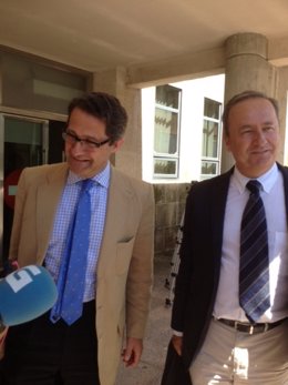 Gerardo Conde Roa y su abogado Ramón Sabín