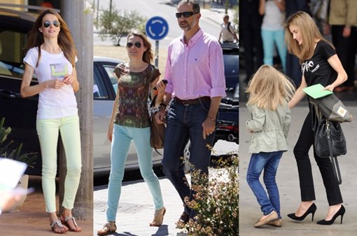 Pitillos y camiseta: repasamos los looks más casual de la Princesa Letizia