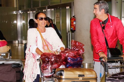 Isabel Pantoja regresa a España sin decir palabra 