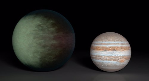 Kepler-7b y Júpiter