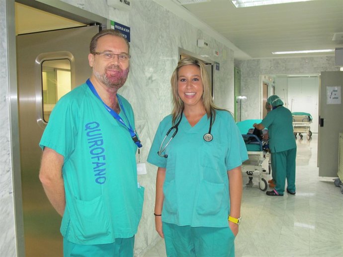 Los doctores Pozo y Navarro