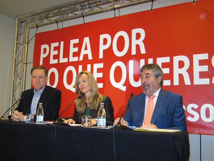 Marcelino Iglesias, Pilar Alegría Y Juan Alberto Belloch (PSOE)