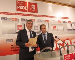 Villarrubia y Juan Luis Gordo en rueda de prensa sobre los PGE
