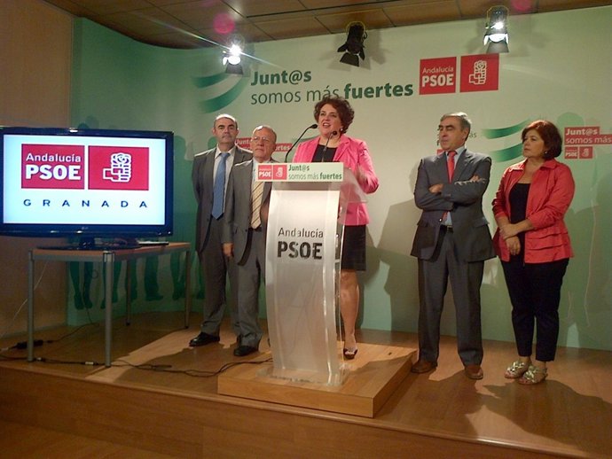 La secretaria general del PSOE de Granada, Teresa Jiménez.