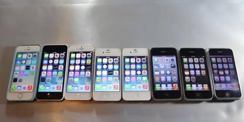 Del iPhone 2G al 5S: ¿Cuál es el más rápido?