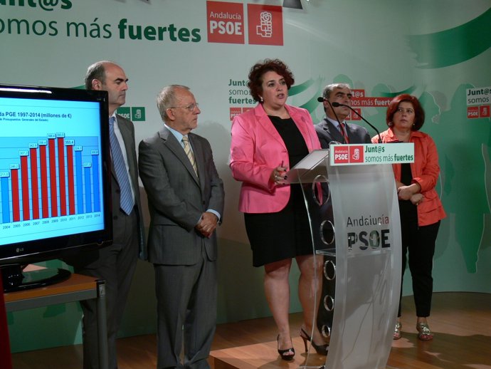 La secretaria general del PSOE de Granada, Teresa Jiménez.