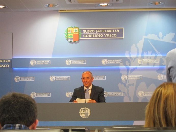 El portavoz del gobierno vasco, Josu erkoreka