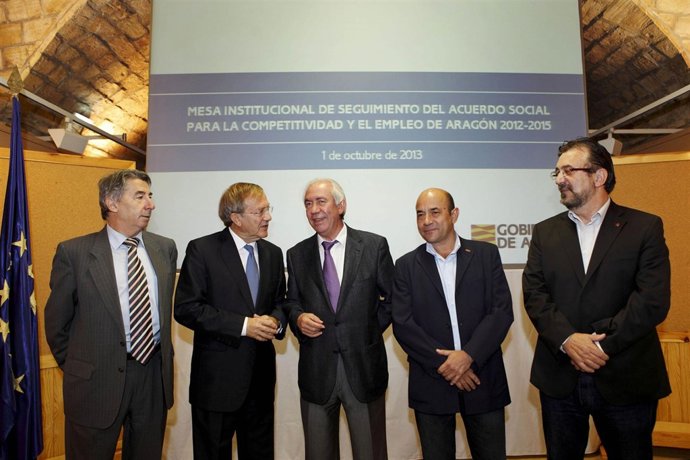 Mesa institucional del Acuerdo para la Competitividad y el Empleo de Aragón