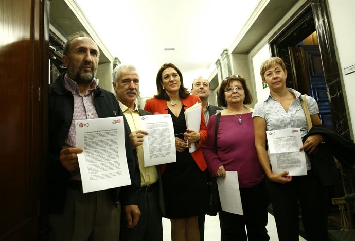 Registro manifiesto Dái del Mayor en el Congreso UGT y CCOO