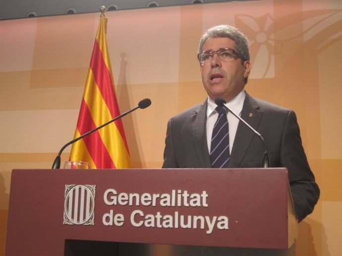 El conseller Francesc Homs, en el Consell Executiu