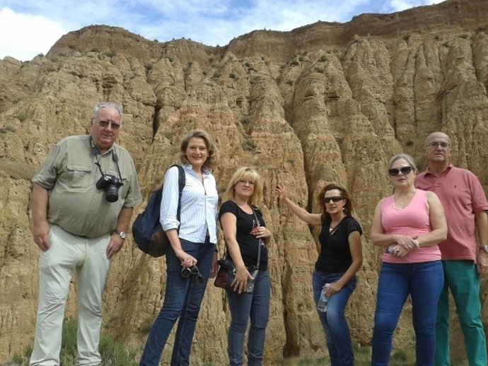 Periodistas alemanes en Guadix