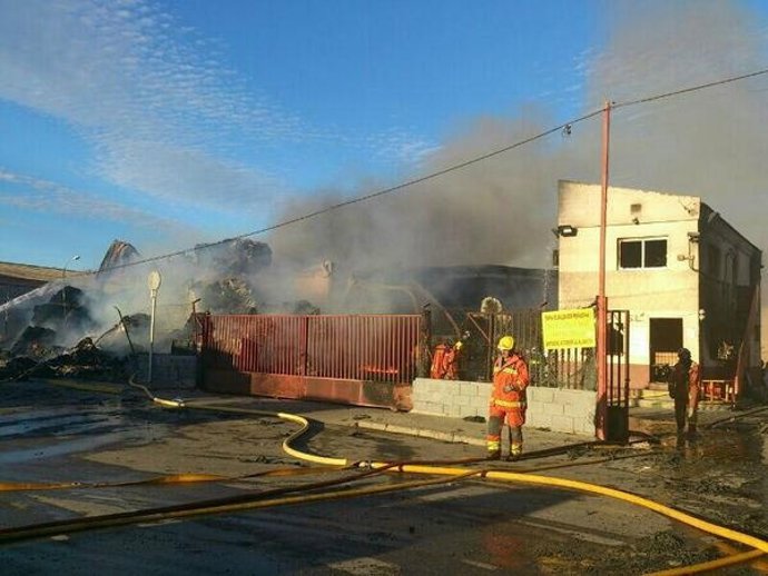 Incendio en Paterna (Valencia)