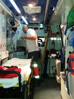 Ambulancia de Cruz Roja