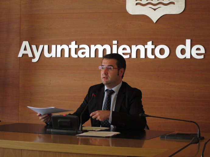 Javier Merino, en la rueda de prensa