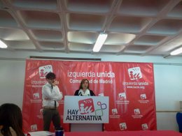 Eddy Sánchez y Eulalia Vaquera, de IU Comunidad de Madrid