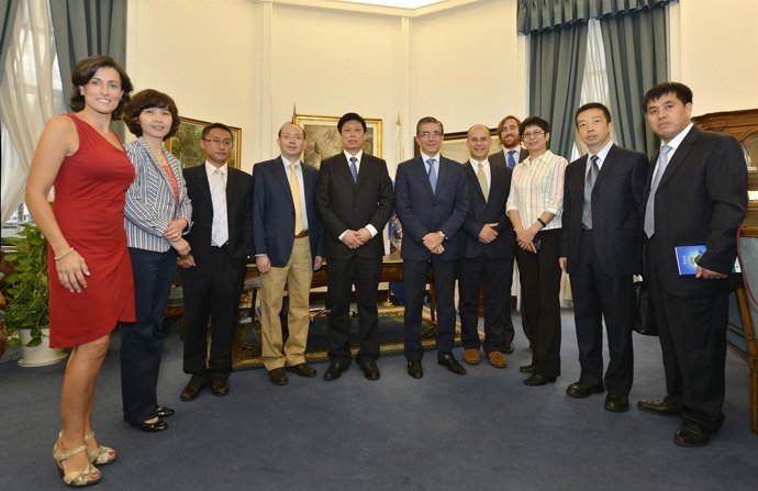Reunión con la delegación china