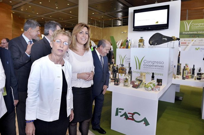Susana Díaz en inauguración del Congreso de Faeca