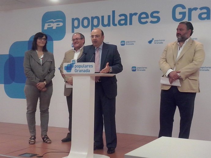 El presidente del PP de Granada, Sebastián Pérez.
