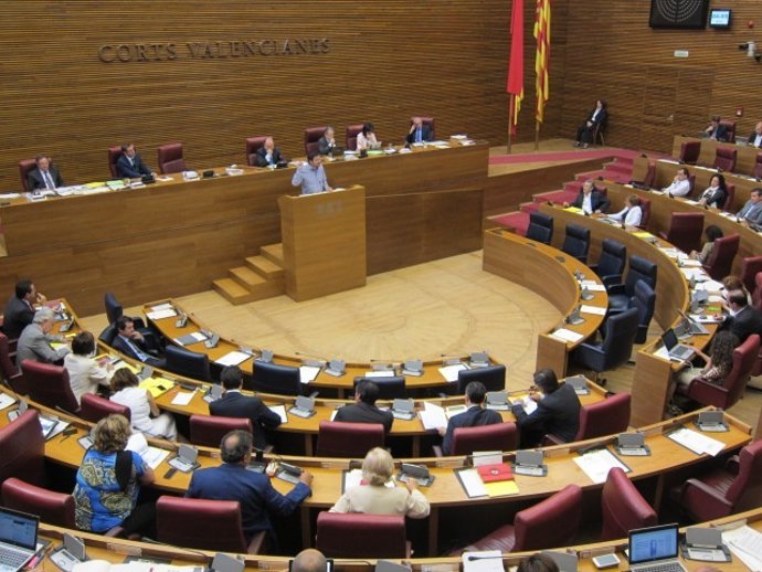 Blanco en su turno de palabra en las Corts