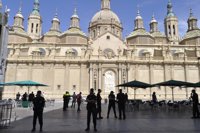 L'artefacte que ha explotat a la Basílica del Pilar és una bombona de càmping-gas