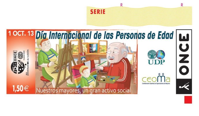 Cupón de la ONCE del 1 de octubre