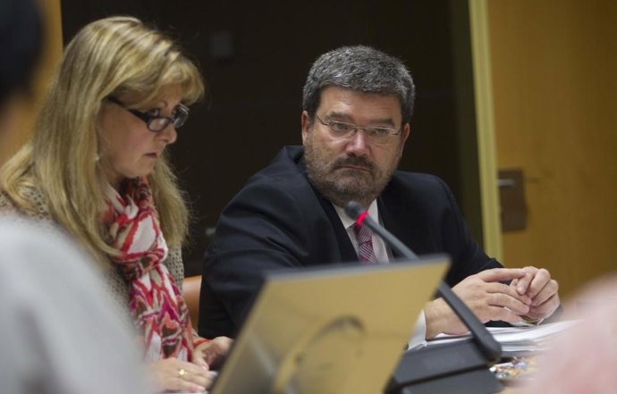 El consejero de Empleo y Políticas Sociales, Juan María Aburto