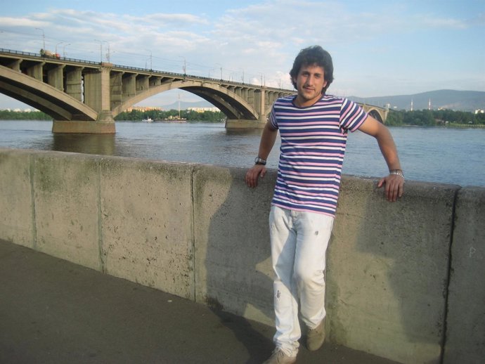 Bruno Revenga, en los cursos de verano de la Universidad Federal de Siberia