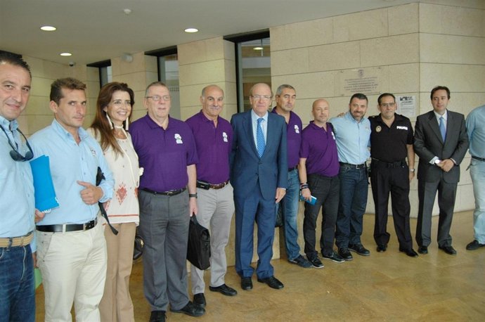 Visita a Huelva del comité técnico de los Juegos Europeos de Policías y Bomberos