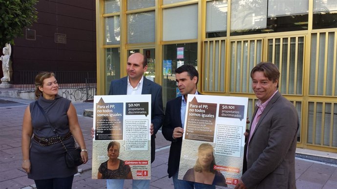 Presentación en Marbella de la campaña del PSOE sobre IBI