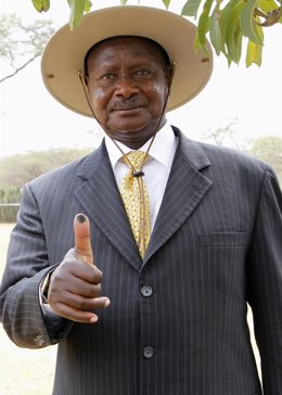 presidente de Uganda, Yoweri Museveni