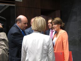 La presidenta Yolanda Barcina, en el Debate de la Comunidad.