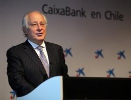 El consejero delegado de CaixaBank J.M.Nin inaugura la oficina de Chile  