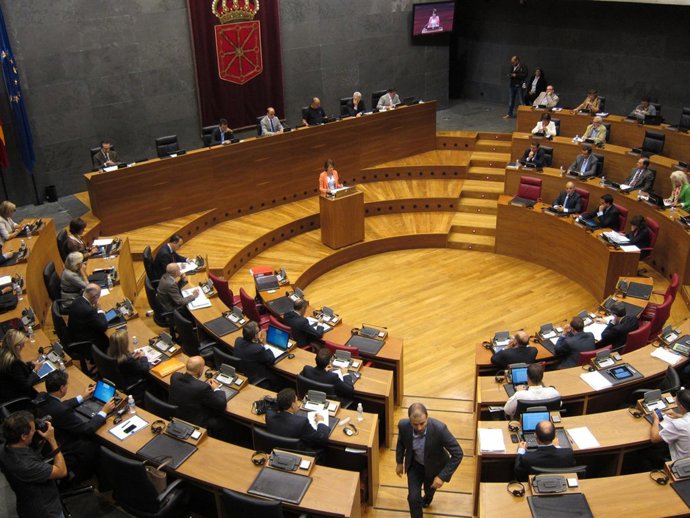 Debate sobre el Estado de la Comunidad en el Parlamento de Navarra.