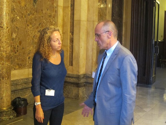 Ester Quintana y el fiscal M.A.Aguilar