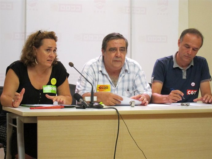Ustec·Stes, CC.OO. Y CGT justifican la huelga general de enseñanza para el 24-O