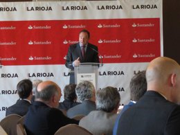 Sanz, durante su intervención