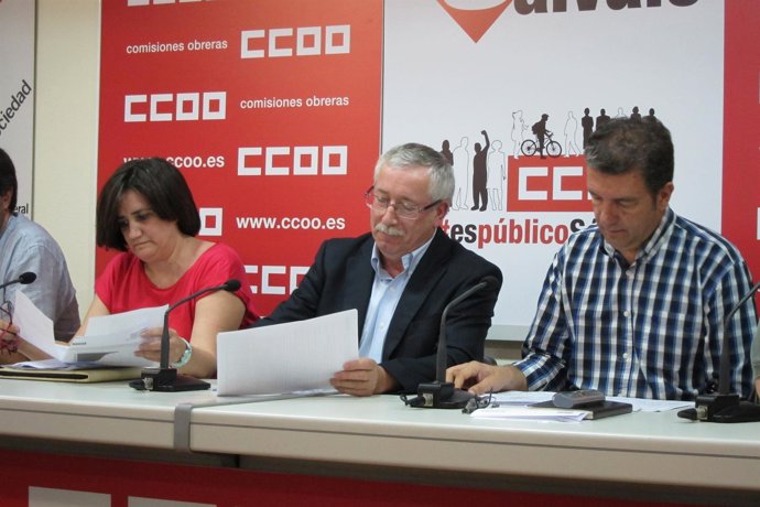 El secretario general de CC.OO., Ignacio Fernández Toxo