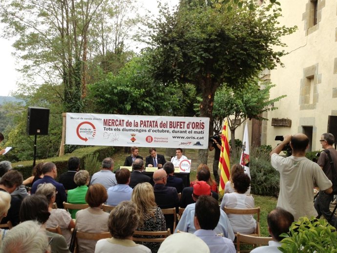 El conseller Pelegrí presenta el Mercat de la Patata de Orís