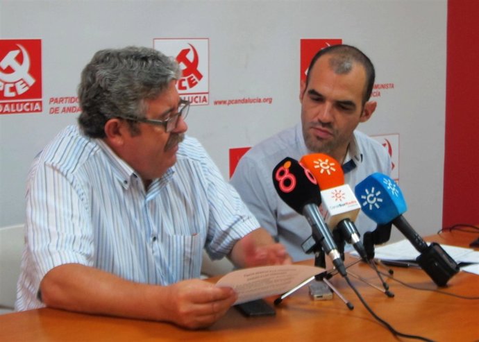Antonio Romero y José Manuel Mariscal, hoy en rueda de prensa