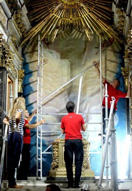 Camarín de la Virgen vacío