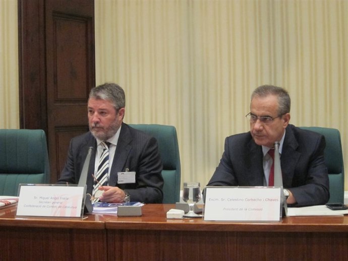 El presidente de la CCC M.A.Fraile.