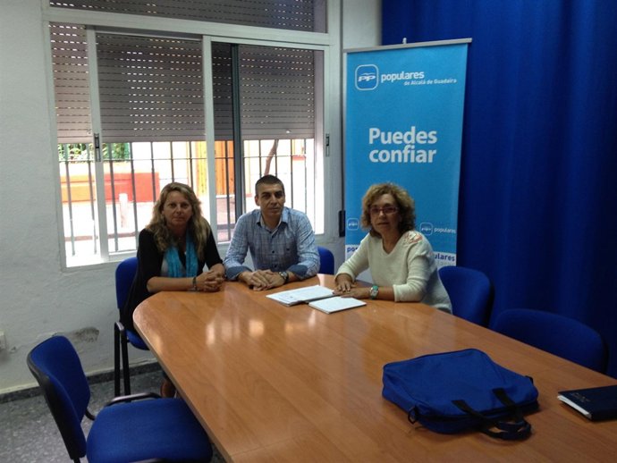 Rodríguez Hornillo con los representantes de Unión Sindical Obrera.