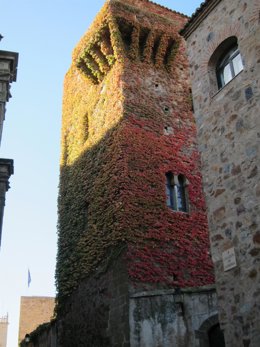 Torre De Sande En La Parte Antigua De Cáceres